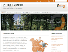 Tablet Screenshot of petrolympic.com